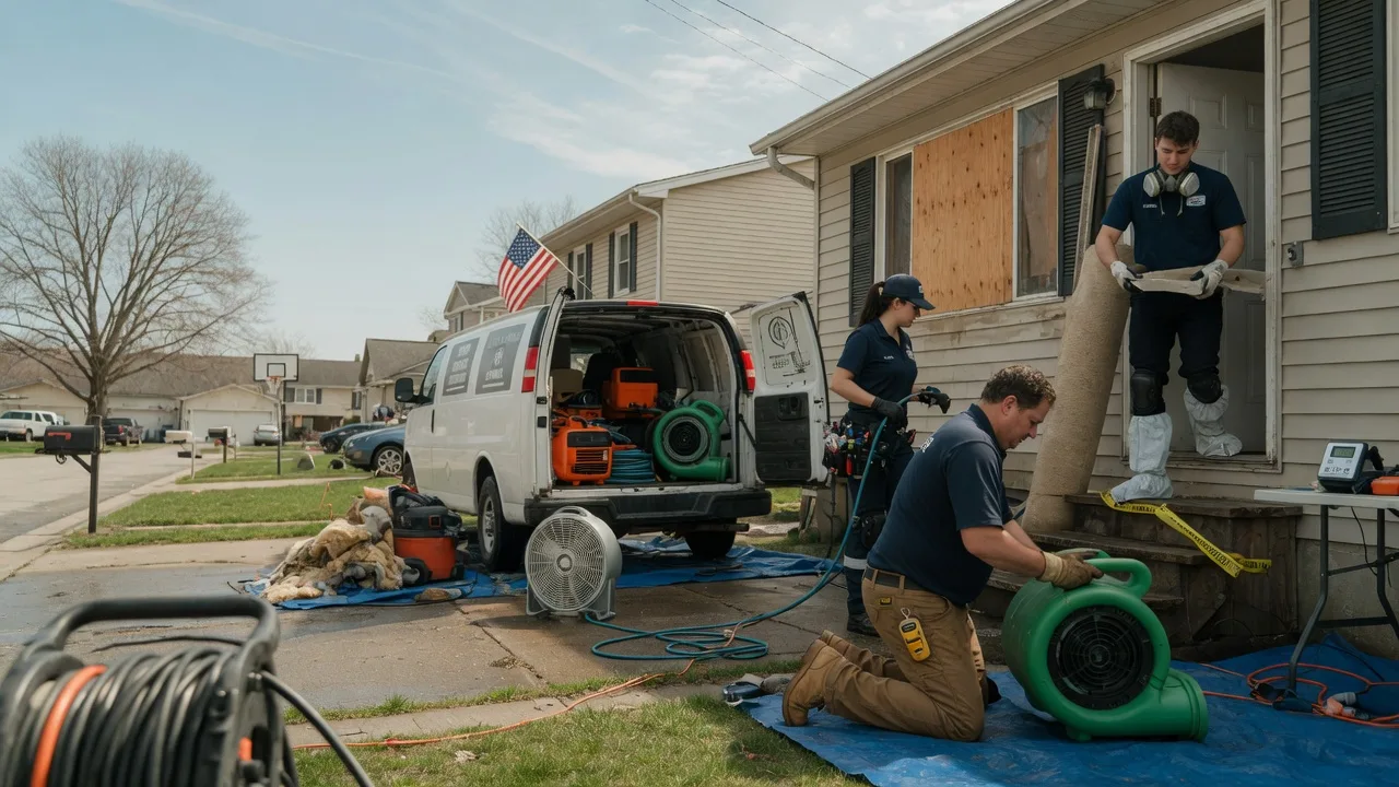 Water Damage Restoration in Mcclure, IL near me